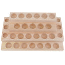 4 Tiers Wood Essential Oils Rack Holder Display Shelf Wooden Storage Case Box