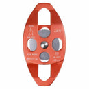 30kn Rope pulley great rea Simple / Double For Tree Climbing Lifting - One  K3G6