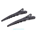 6Pcs Black 10cm Long Double-Hinged Hair Clip Hairpin Salon Tools Accessories