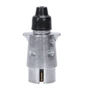 7-Pin Trailer Plug Heavy Duty Round Pin 7-Pole Wiring Connector 12V Towbar