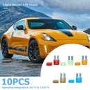 10pcs Micro2 ATR Fuses 5A 7.5A 10A 15A 20A Car Auto Blade Fuse Assortment