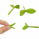 6 X bookmark Creative little bookmarks Silicone buds cute little grass (lig G4P5