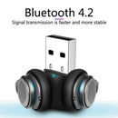 3.5mm Bluetooth 4.2 Adapter Wireless Audio Transmitter and Receiver f. PC Car TV