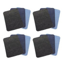 12Pcs Premium Denim Sewing Patches Knee No-Sew Iron On Jeans