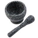 17cm Garlic Press Pounder Ginger Crusher Handled Pestle Mincer Granite