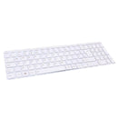 Premium UK Notebook Keyboard for Toshiba Satellite L50-B White No Frame