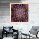 5D DIY Special Shaped Diamond Painting Ethnic Flower Cross Stitch Embroider