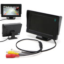 4.3" 2 In 1 TFT LCD Color Display Monitor+Waterproof Rearview Camera Car Parking