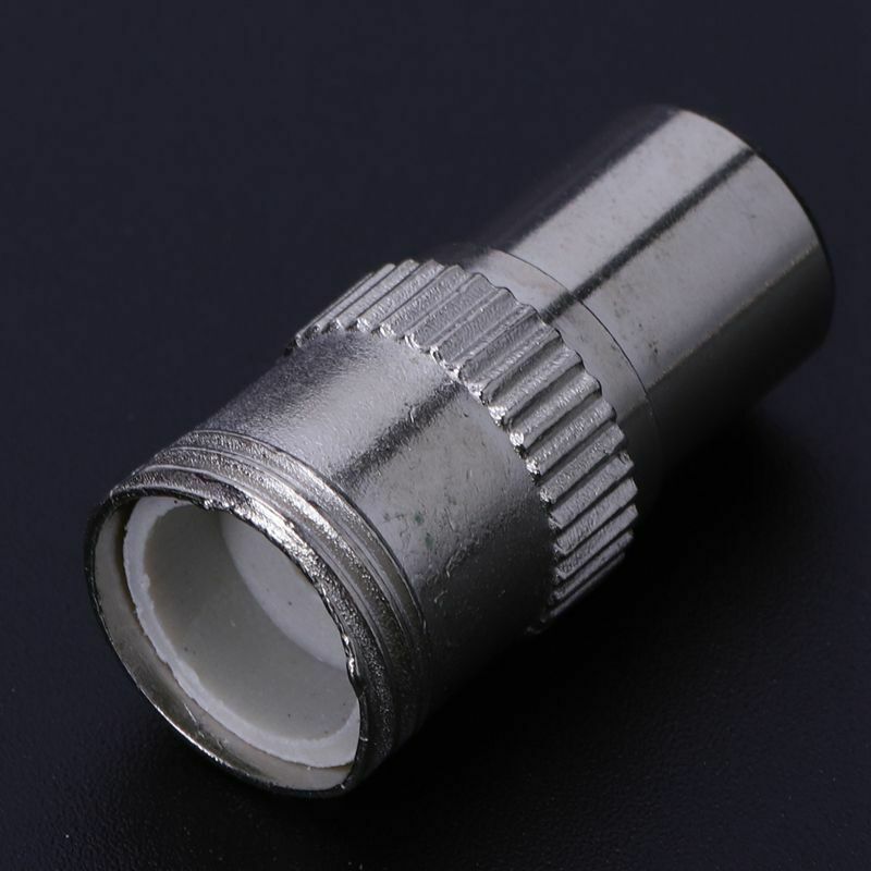 1 x Male TV Coaxial Connector Plug Zinc alloy