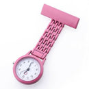 Nurse Watch Heart Rate Monitor Nurse Watch Quartz with Brooch Pink Sweet