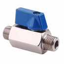 Stainless Steel Ball Valve - 1/4 Inch NPT Thread Male Small Mini Ball Valve L2K1