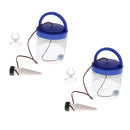 2Pcs Reptile Food Dish Water Drinker Dispenser Food Bowl Lizard Tortoise Feeder