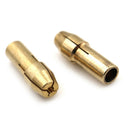10Pcs brass drill chuck collet bits 0.5-3.2mm 4.8mm shank for rotary tool M&E