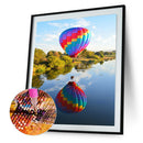 5D DIY Diamond Painting Balloon Landscape Full Round Wall Painting Home Art
