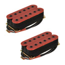 2Pcs Wired Electric Guitar  Pickup Luthier Supply Red