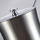 Stainless Steel Salt Pepper Bottle Cruet Condiment Sugar Jar Kitchen Tool