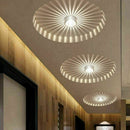 3W LED Aluminum Ceiling Light Fixture White Pendant Light Chandelier K9R8 L D4P5