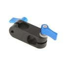 Right Angle Rod Clamp 15mm Rod Adapter 90 Degree Rotate for Video Camera