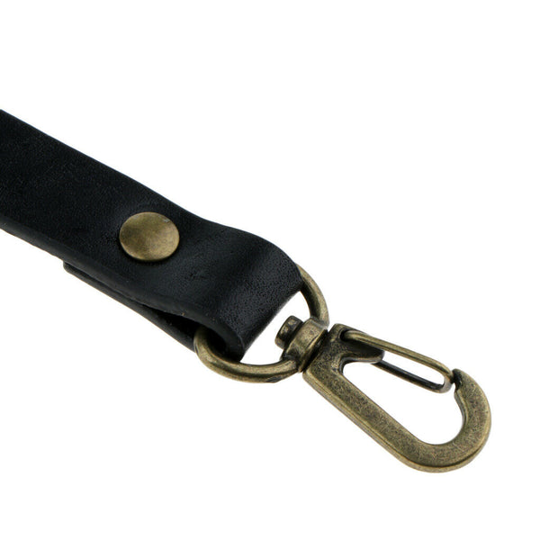 Black  Leather Bag Strap Replacement For Handbag