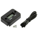 3V Digital Motorcycle Gas Engine Hour Meter Gauge Induction Counter LCD DGA