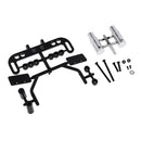 1/10 RC Racing Drift Car Accessories - Double Tip Pipes with License Bracket