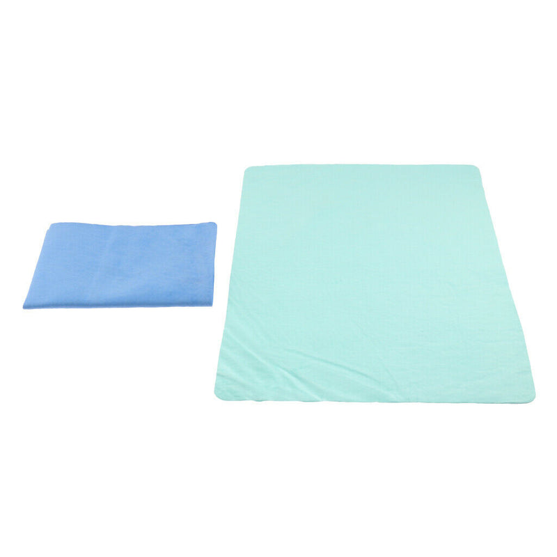 1 Pair Hair Dry Microfiber Pet Bath Towel Ultra-Absorbent and Machine Washable