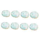 8x Natural Agate Slices Polished Agate Slices Hanging Coasters