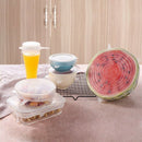18PCS Silicone Stretch Lids,Reusable Durable and Expandable Lids,Eco-Friend K1C2