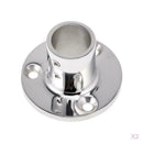 316 Stainless Steel Boat Rail Fitting Stanchion Base for 25mm Tube Sailingx2