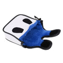 2Pcs Mallet Putter Cover Head Cover Headcover Gift for Golf Lovers Men Women