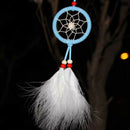Handmade Dream Catcher with Feather Bead Hanging Decoration Ornament