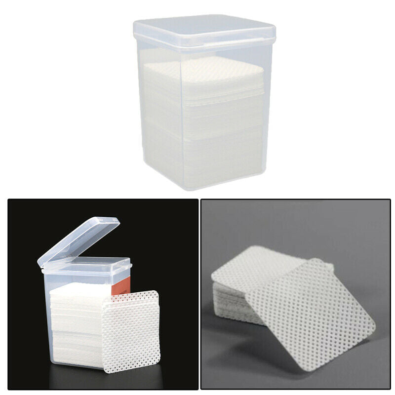 180pcs Nail Art Manicure Polish Remover Cleaner Wipe Lint Free Non-woven Pads