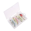 4pcs Minnow Fishing Lures Bait Treble Hooks Wobblers Lure Fishing Tool