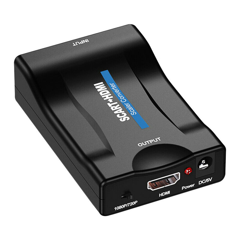 HW2905 SCART to HDMI Converter 1080P/720P Video Audio Adapter for HDTV DVD