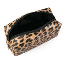 3Pcs Ladies Leopard PVC+PU Cosmetic Bag Travel Waterproof Beauty Makeup Toi