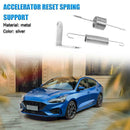 Chrome Alloy Throttle Return Spring Bracket + Dual Springs for Chevy Ford