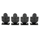 4pcs Metal Practice Silhouette Shooting Aim Target Mini Plinking Targets