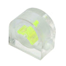 1pc Acrylic Semicircle 2 Way Flow Meter Indicator Port for PC Water Cooling