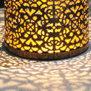 Solar Lights Metal Flame Solar Lantern Outdoor Hanging Lanterns Lighting Heavy
