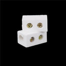 2Pcs High Temperature Ceramic Connector Block 30A 1 Way.3c