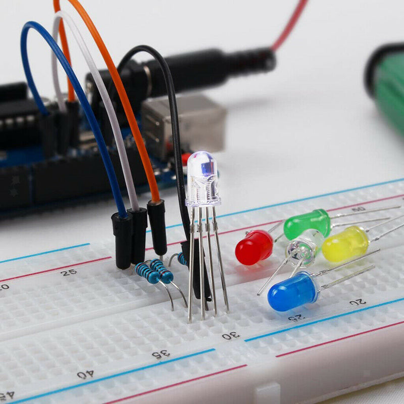 Electronic Component Assorted Kit Resistor + Potentiometer + LED for