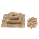 Wooden Square Cubes Building Blocks For Kid Children Counting Puzzle Making,