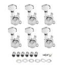 6R Lock Tuning Pegs Tuner Machine Heads Chrome High Qulity Small Square Head