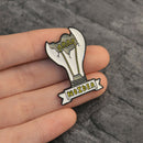 Enamel Light Bulb Brooch Pin Shirt Collar Badges Pin Breastpin Jewelry Gift M&E