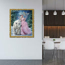 5D DIY Full Drill Diamond Painting Beauty Beasts Cross Stitch Embroidery