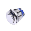 1Pc 19mm waterproof momentary metal push button switch high head switches ME