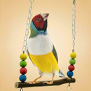 1pc Parrot Toys Bird Hanging Swing Cage Decoration Cockatiel Toys Durable B F4C6