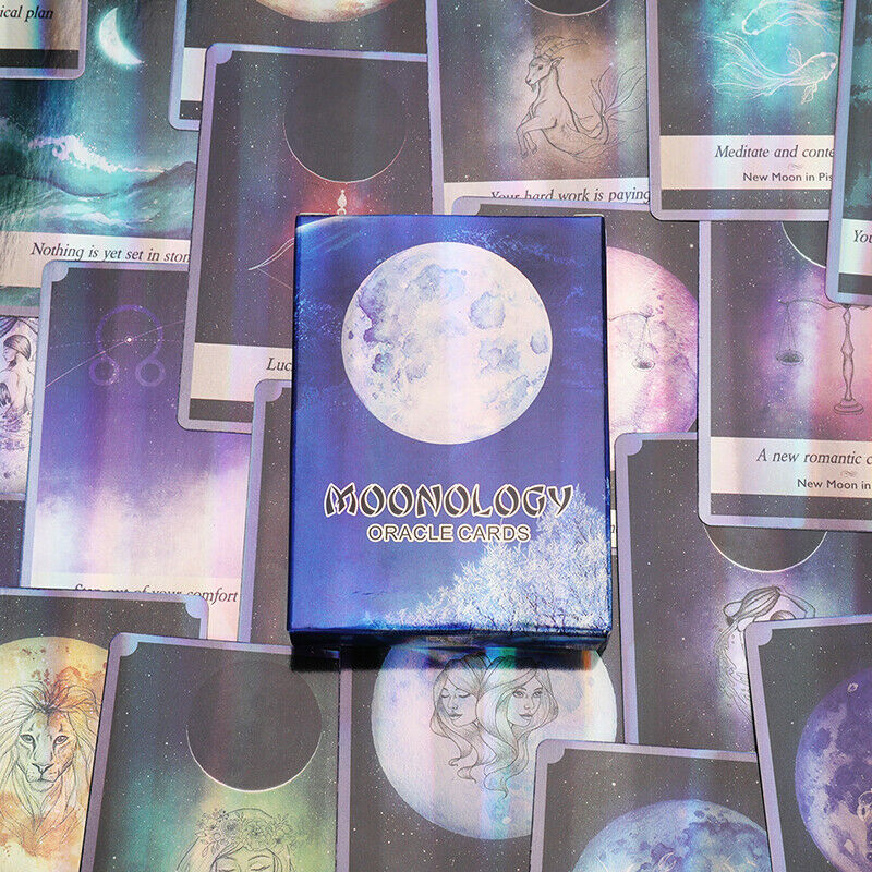 Lenormand Oracle Cards Moonology Deck Witch Mysterious Divination Lasers Car Hn