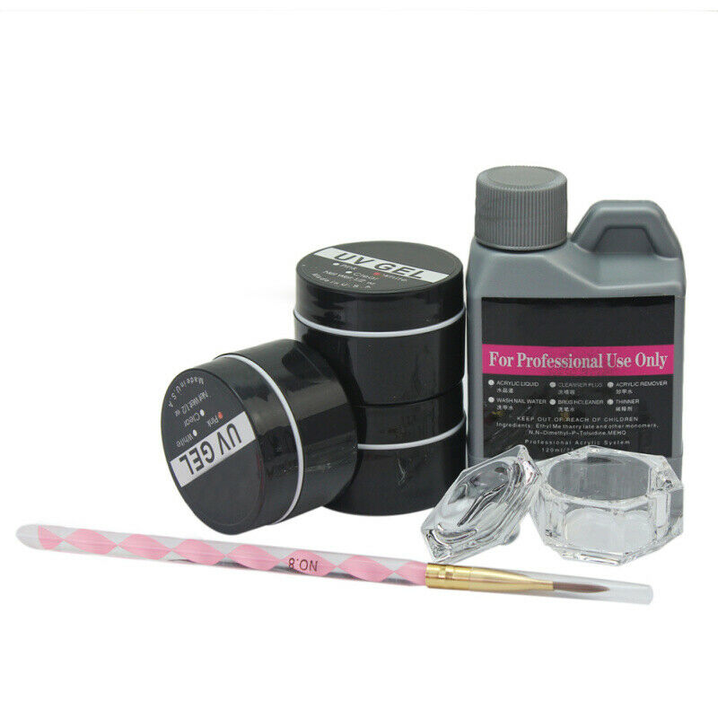Professional Nail Art Tool Kit Set UV Gel Polish Acrylic liquid Supplie ZYZ
