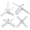 E27 LED Bulb Foldable 4 Fan Blade Lights 60W LED Lamp Super Bright White 65 A9W9
